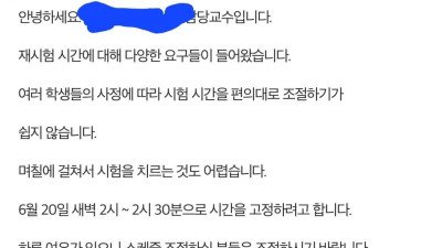 모 대학교 교수 논란
